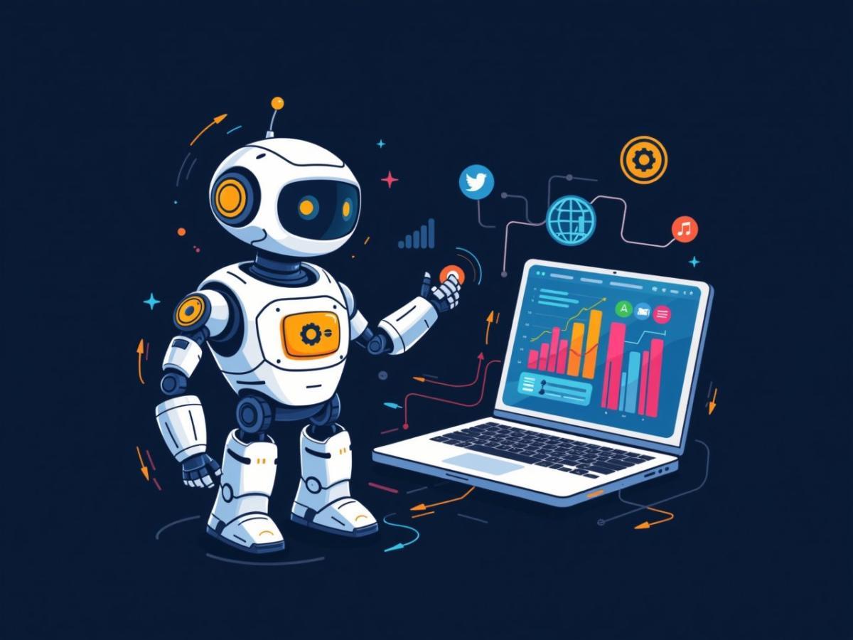 ai机器人、数据流动可视化界面、3d交互场景