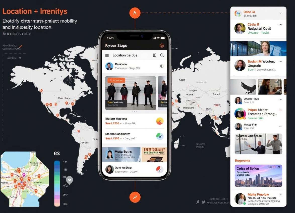 含地图数据可视化、手机pwa界面、本地化内容